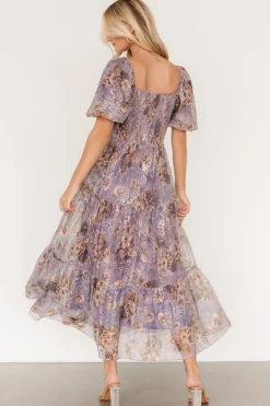 Baltic Born Annabeth Midi Dress | Lavender Floral