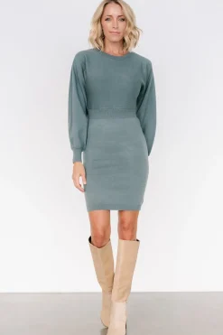 Baltic Born Anson Sweater Dress | Winter Green