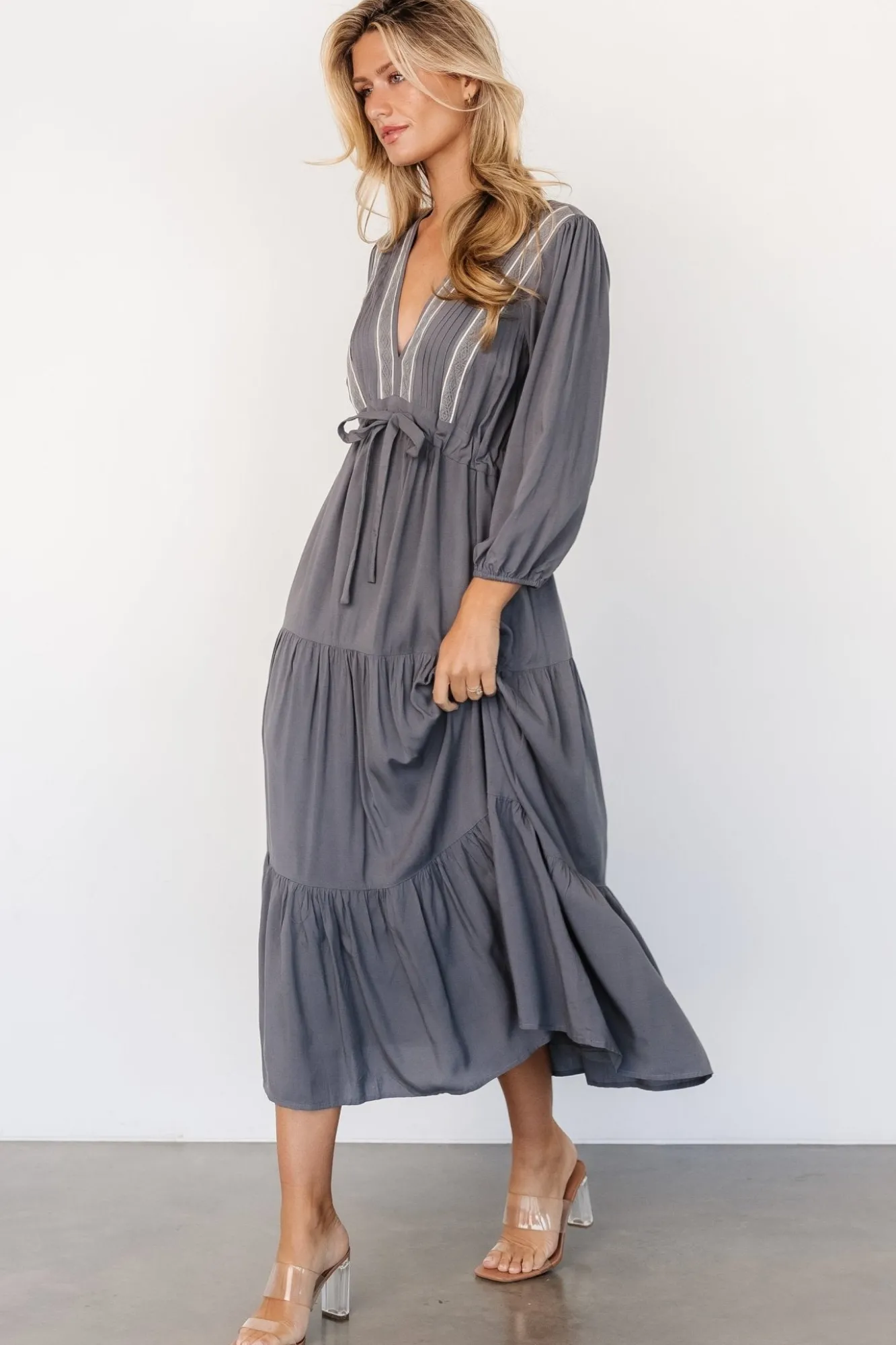 Baltic Born Antonia Dress | Dark Gray