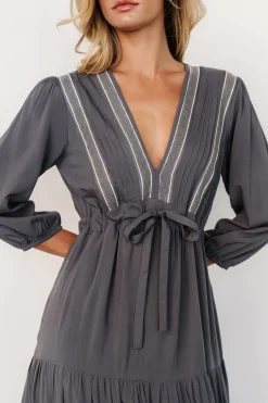 Baltic Born Antonia Dress | Dark Gray