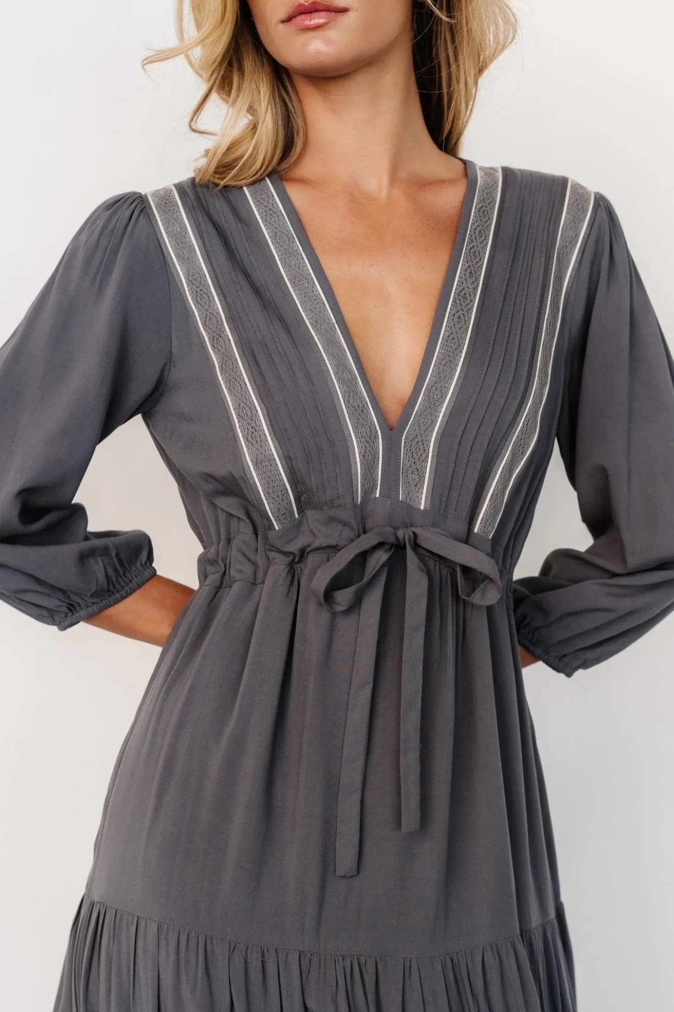 Baltic Born Antonia Dress | Dark Gray