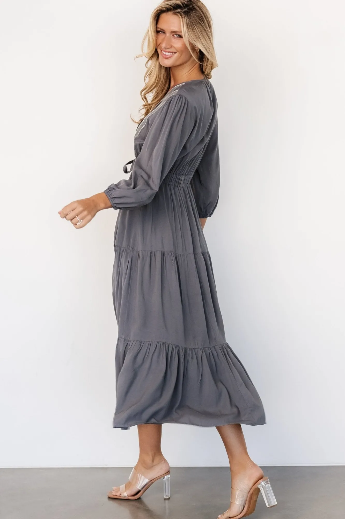 Baltic Born Antonia Dress | Dark Gray