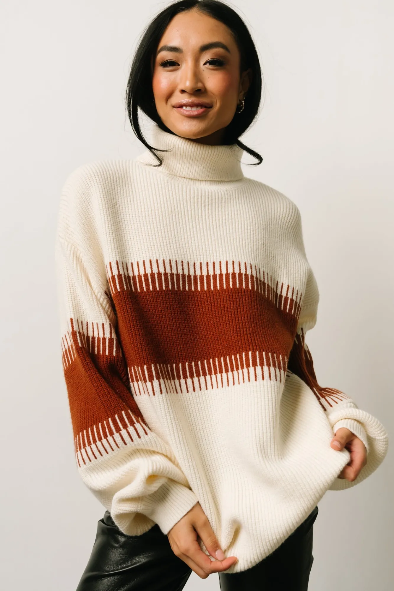 Baltic Born Antonov Turtle Neck Sweater | Cream + Spice