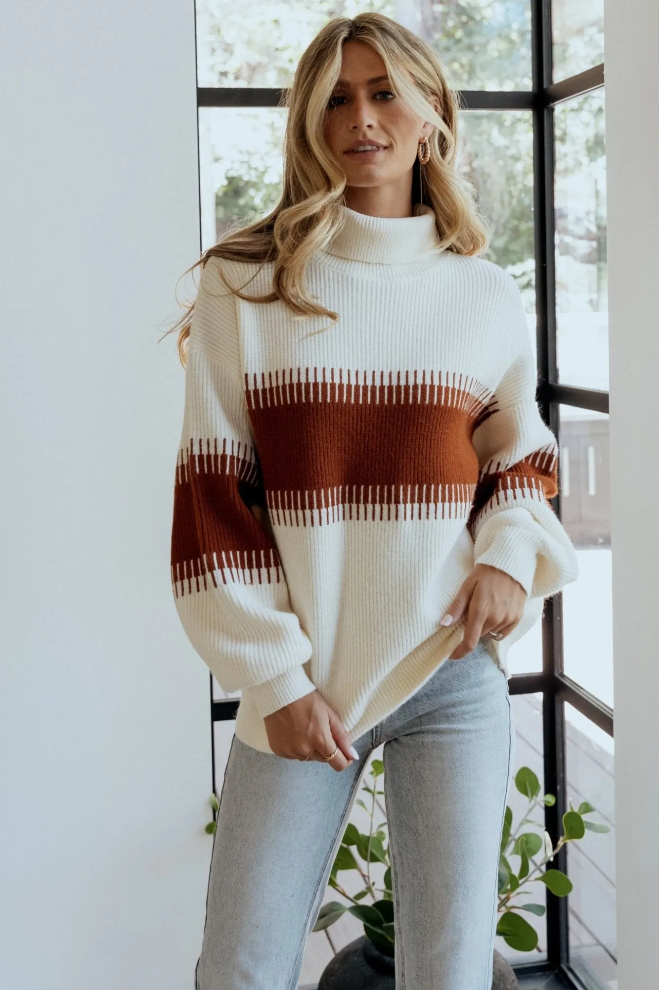Baltic Born Antonov Turtle Neck Sweater | Cream + Spice