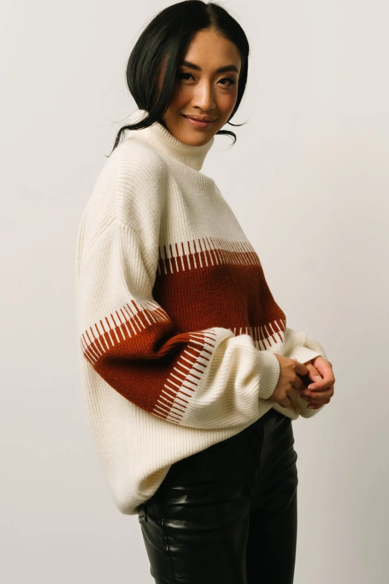 Baltic Born Antonov Turtle Neck Sweater | Cream + Spice