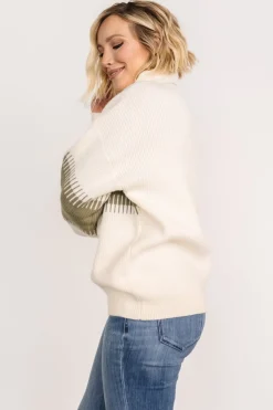 Baltic Born Antonov Turtle Neck Sweater | Sage + Cream