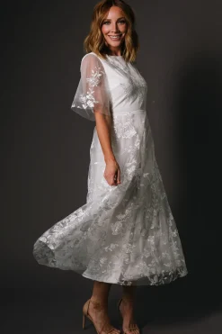 Baltic Born Arabella Embroidered Tulle Maxi Dress |