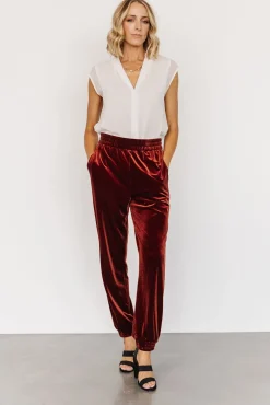 Baltic Born Archie Velvet Jogger Pants |