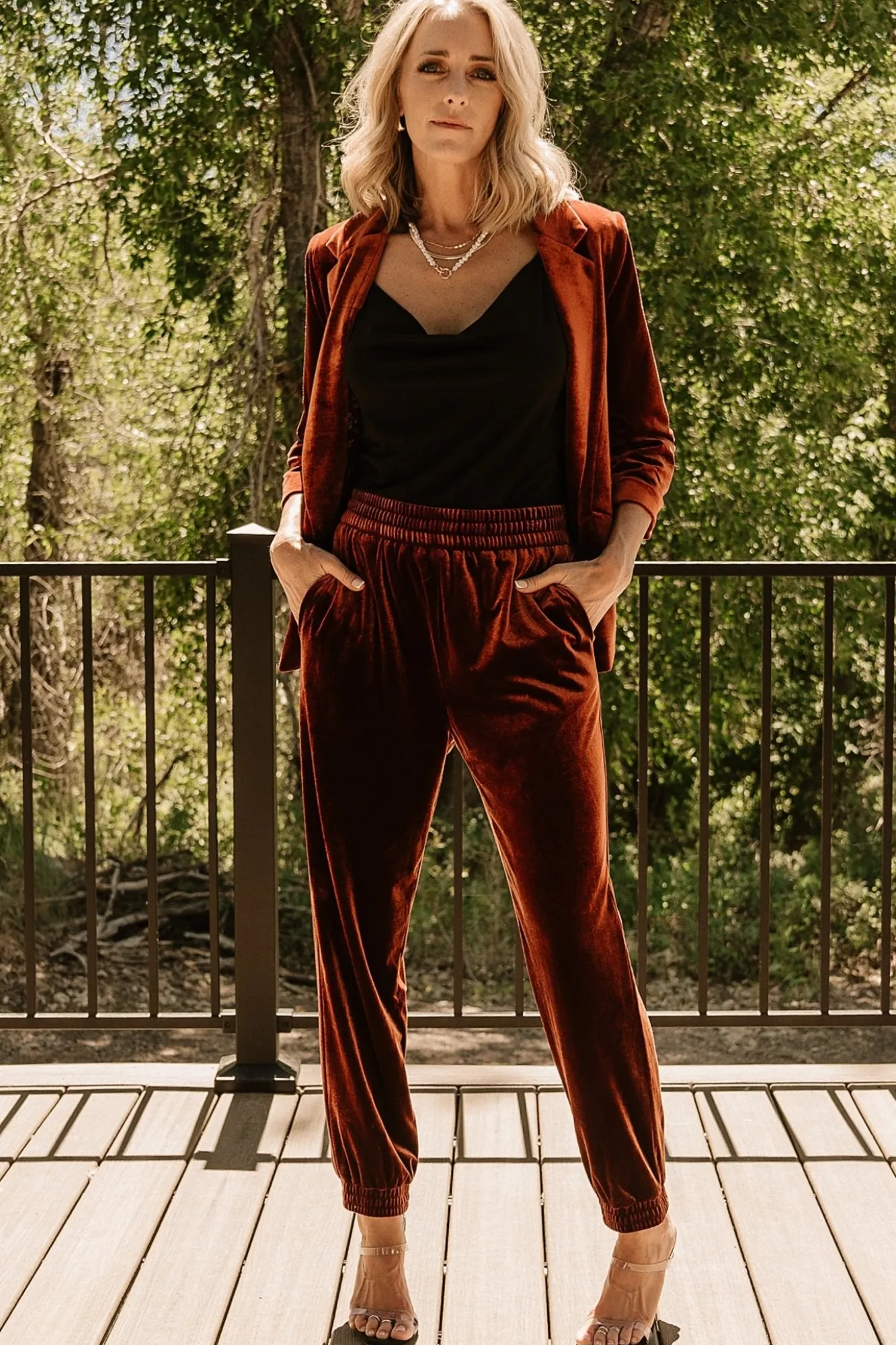 Baltic Born Archie Velvet Jogger Pants |