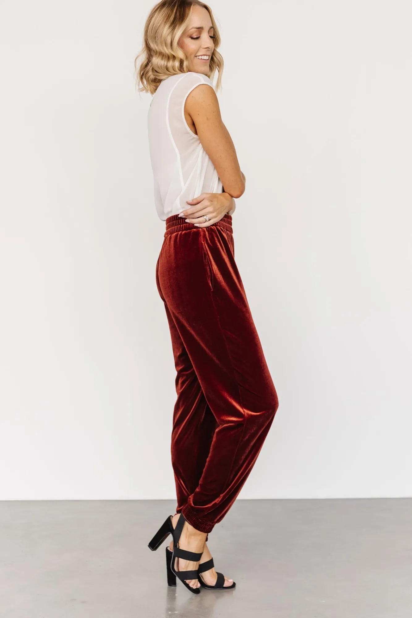 Baltic Born Archie Velvet Jogger Pants |