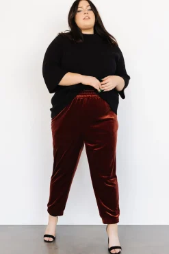 Baltic Born Archie Velvet Jogger Pants |