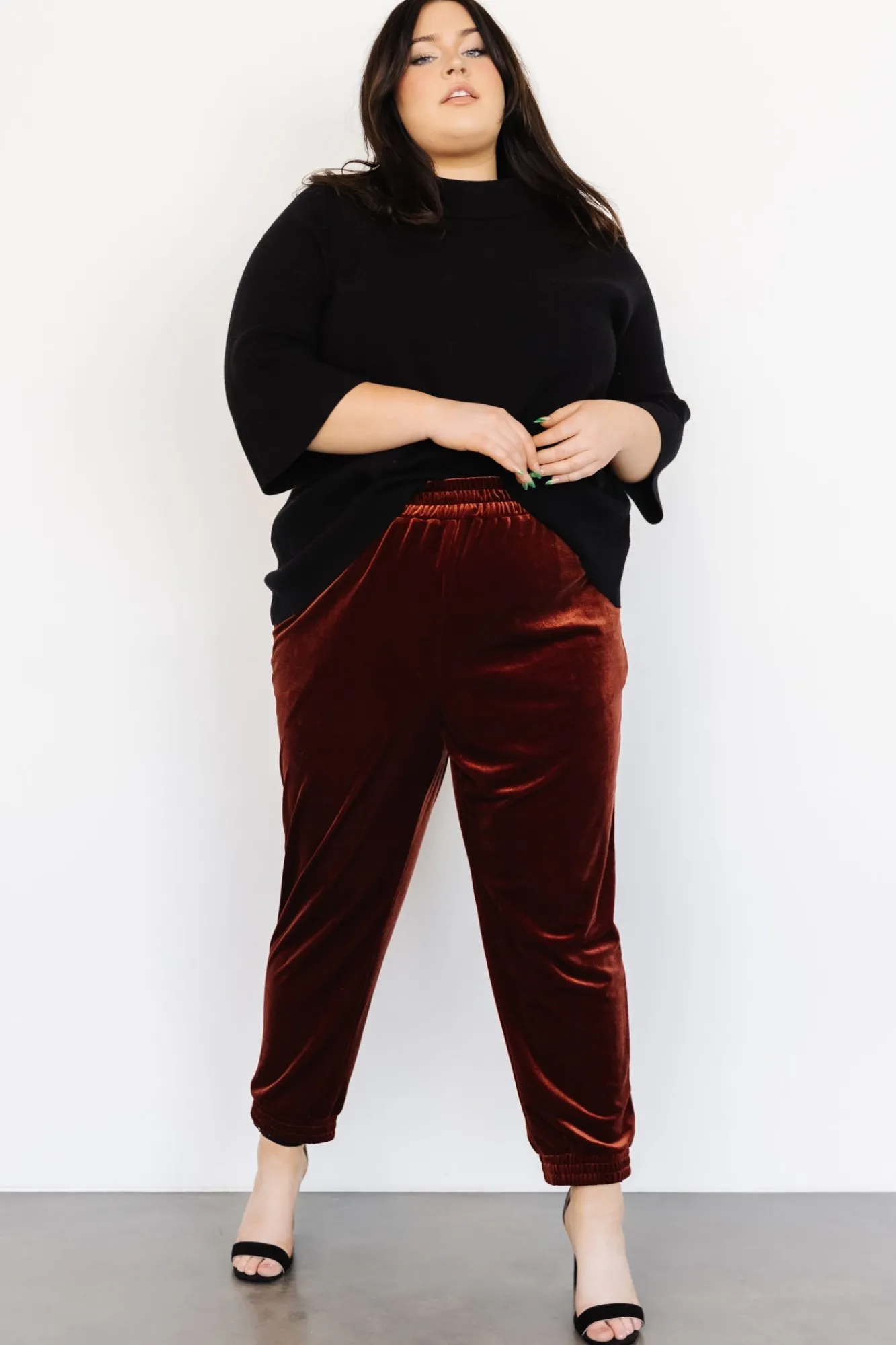 Baltic Born Archie Velvet Jogger Pants |