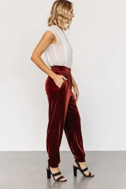 Baltic Born Archie Velvet Jogger Pants |