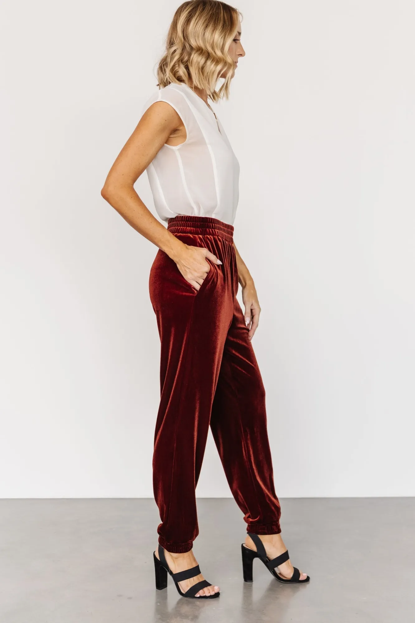 Baltic Born Archie Velvet Jogger Pants |