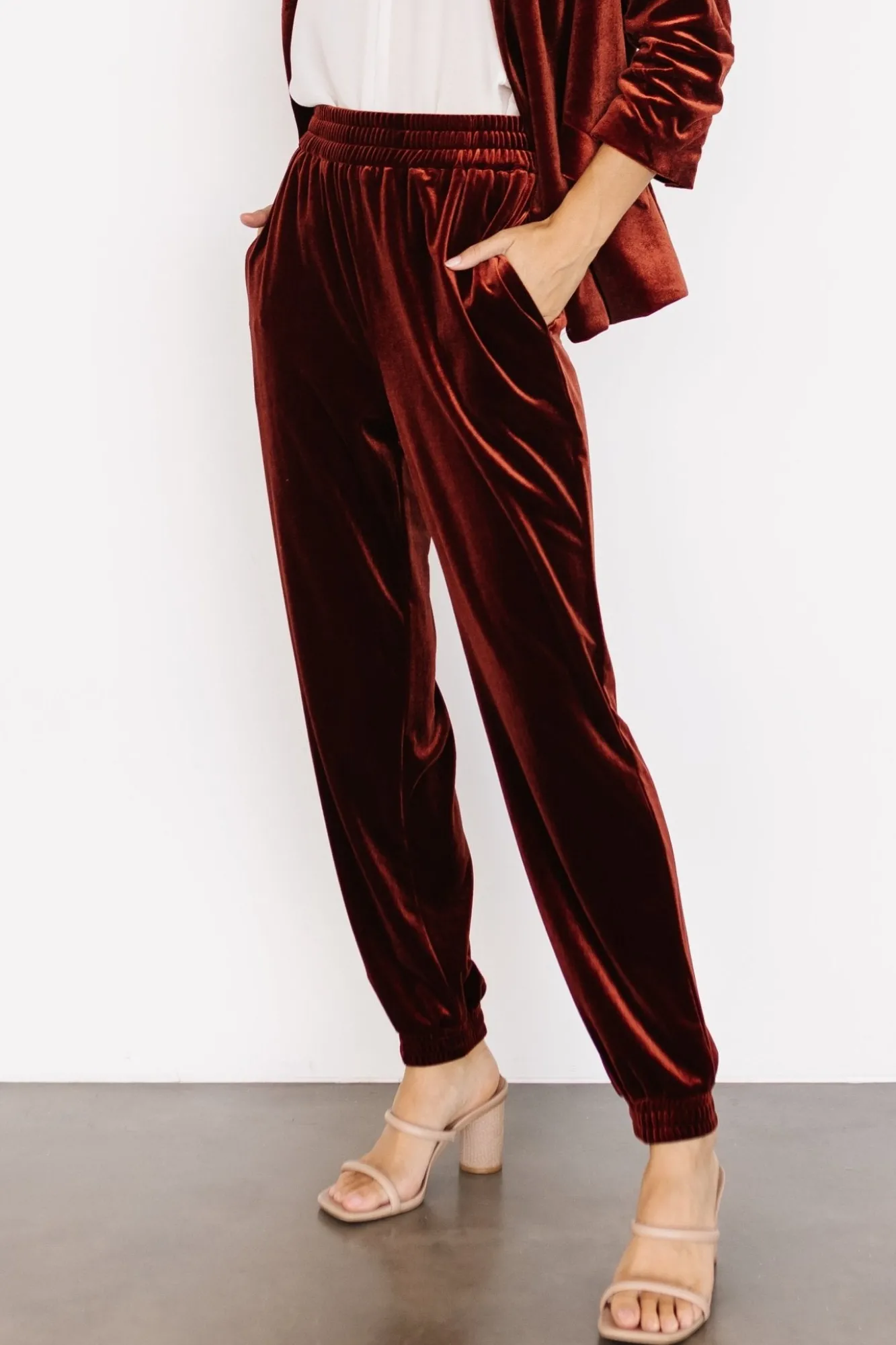 Baltic Born Archie Velvet Jogger Pants |