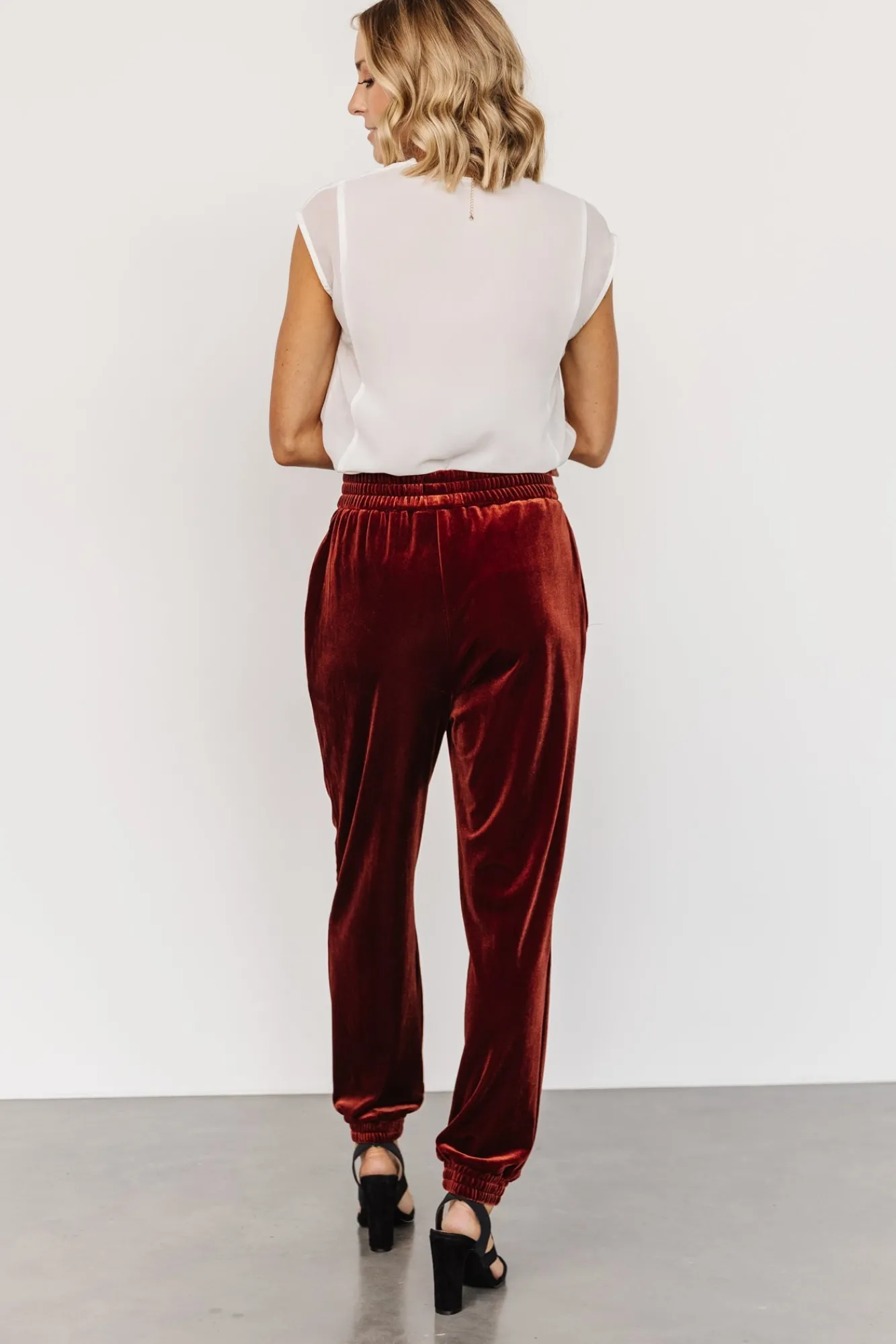 Baltic Born Archie Velvet Jogger Pants |