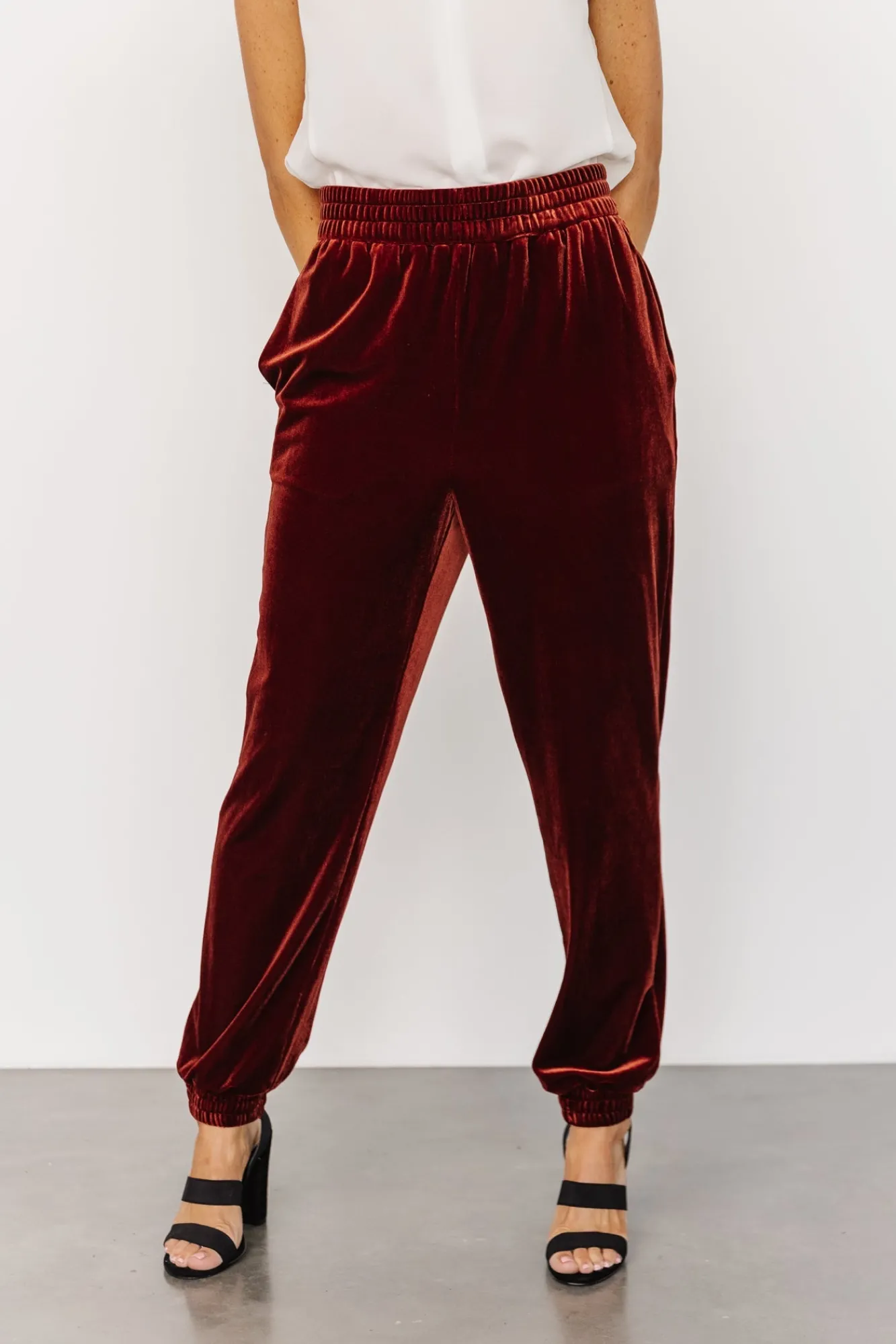 Baltic Born Archie Velvet Jogger Pants |