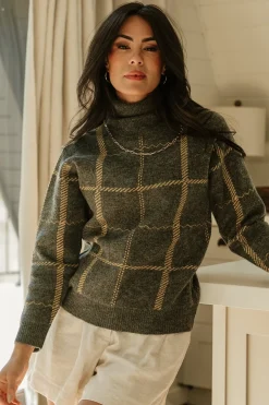 Baltic Born Arden Turtleneck Sweater | Dark Gray