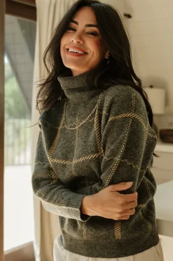 Baltic Born Arden Turtleneck Sweater | Dark Gray