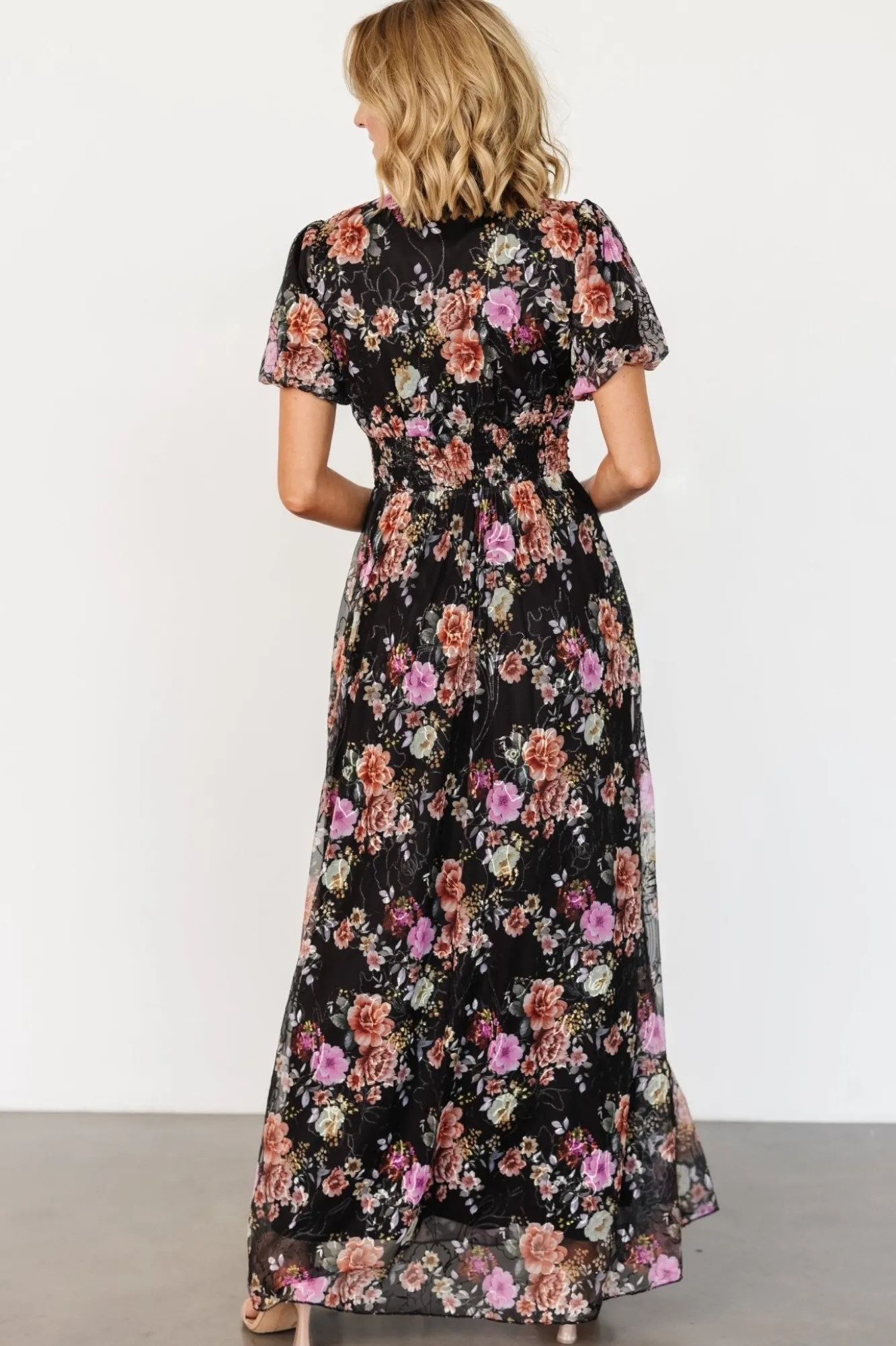 Baltic Born Ardley Maxi Dress | Black Multi Floral