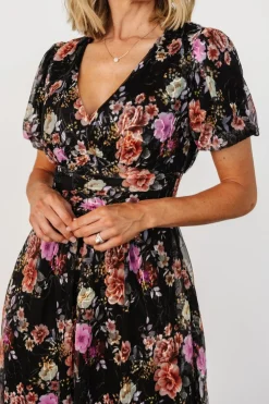 Baltic Born Ardley Maxi Dress | Black Multi Floral