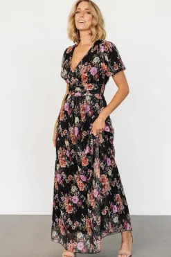 Baltic Born Ardley Maxi Dress | Black Multi Floral