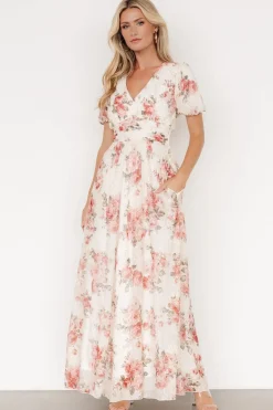 Baltic Born Ardley Maxi Dress | Cream + Rose Floral