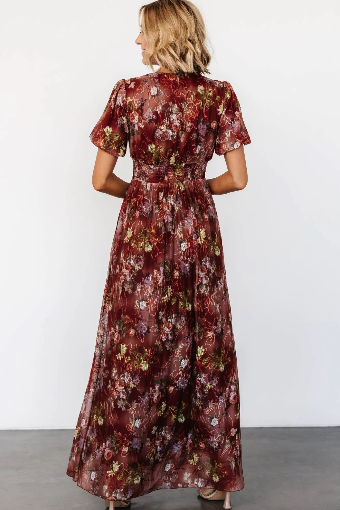 Baltic Born Ardley Maxi Dress | Rust Multi Floral