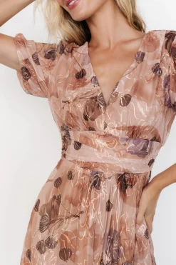 Baltic Born Ardley Maxi Dress | Taupe Floral