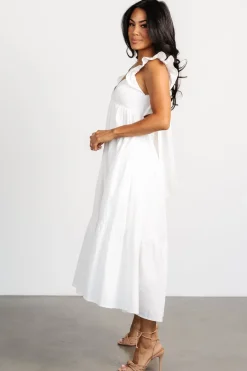 Baltic Born Aria Back Tie Dress | Off White