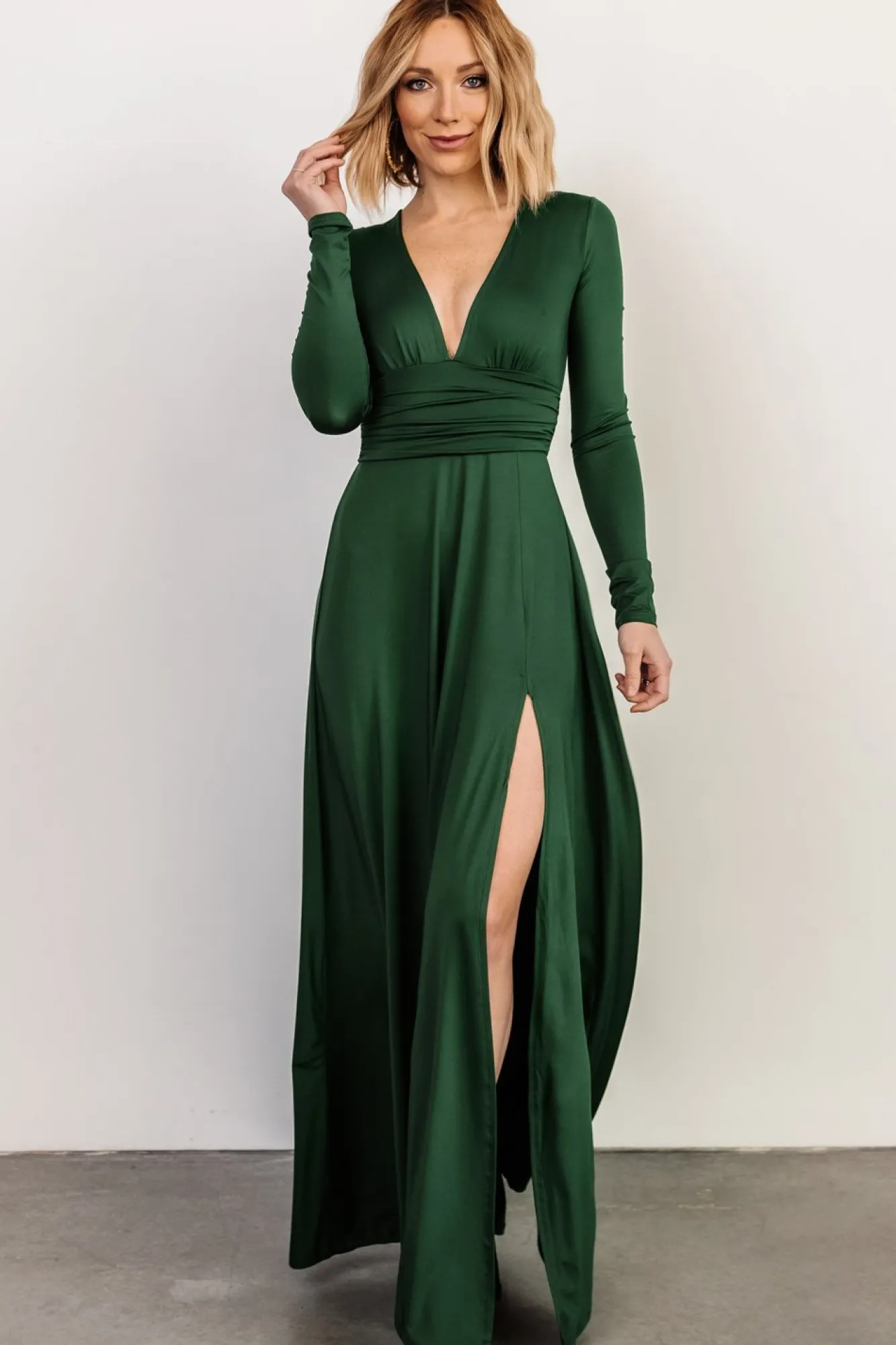 Baltic Born Arianna Maxi Dress | Hunter Green