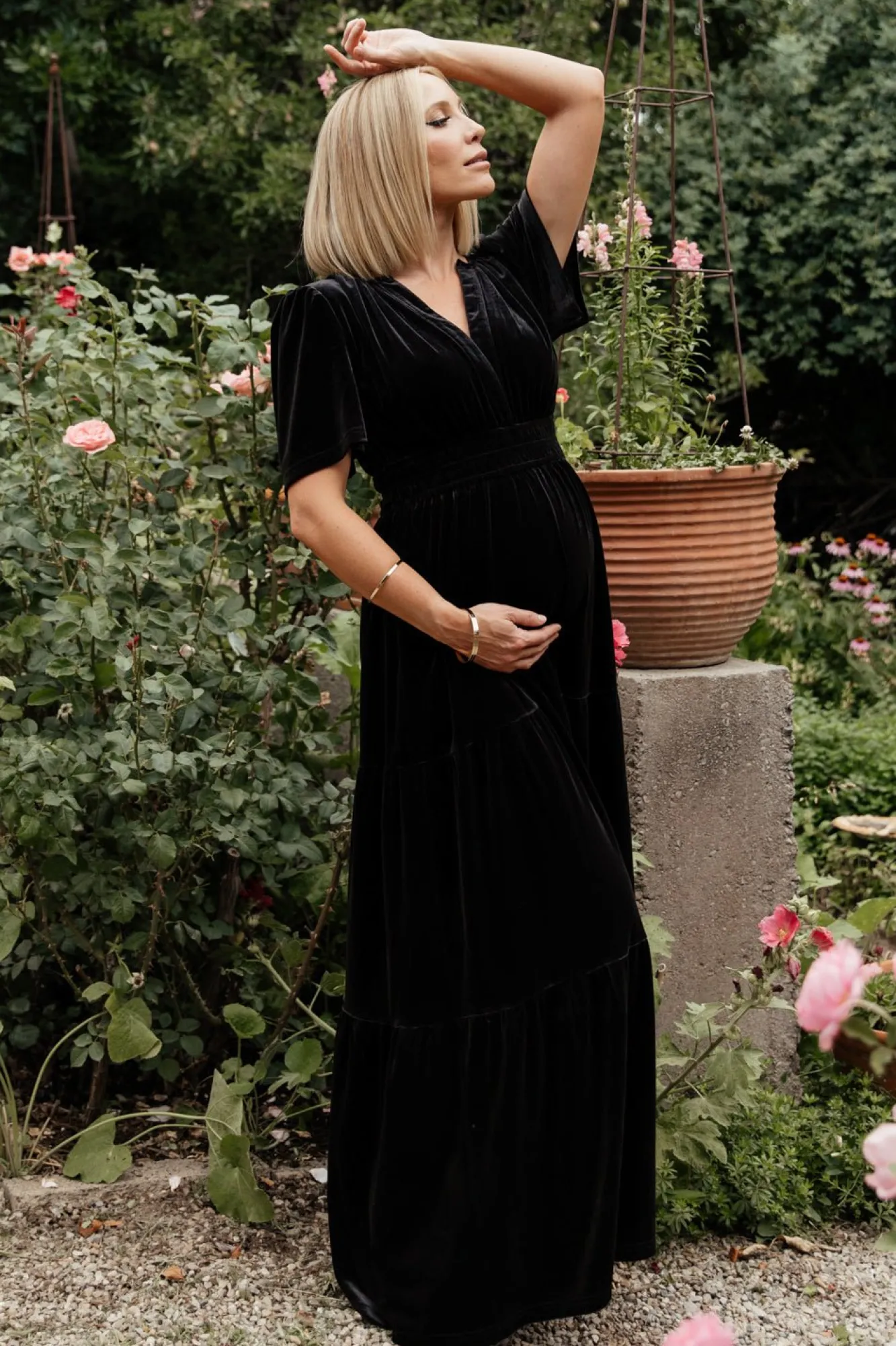 Baltic Born Artemis Velvet Maxi Dress |