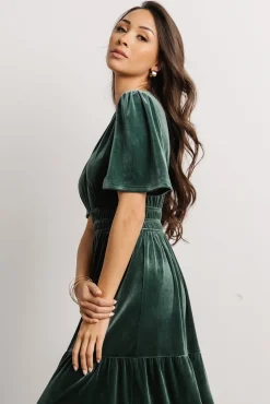 Baltic Born Artemis Velvet Maxi Dress | Deep Lagoon