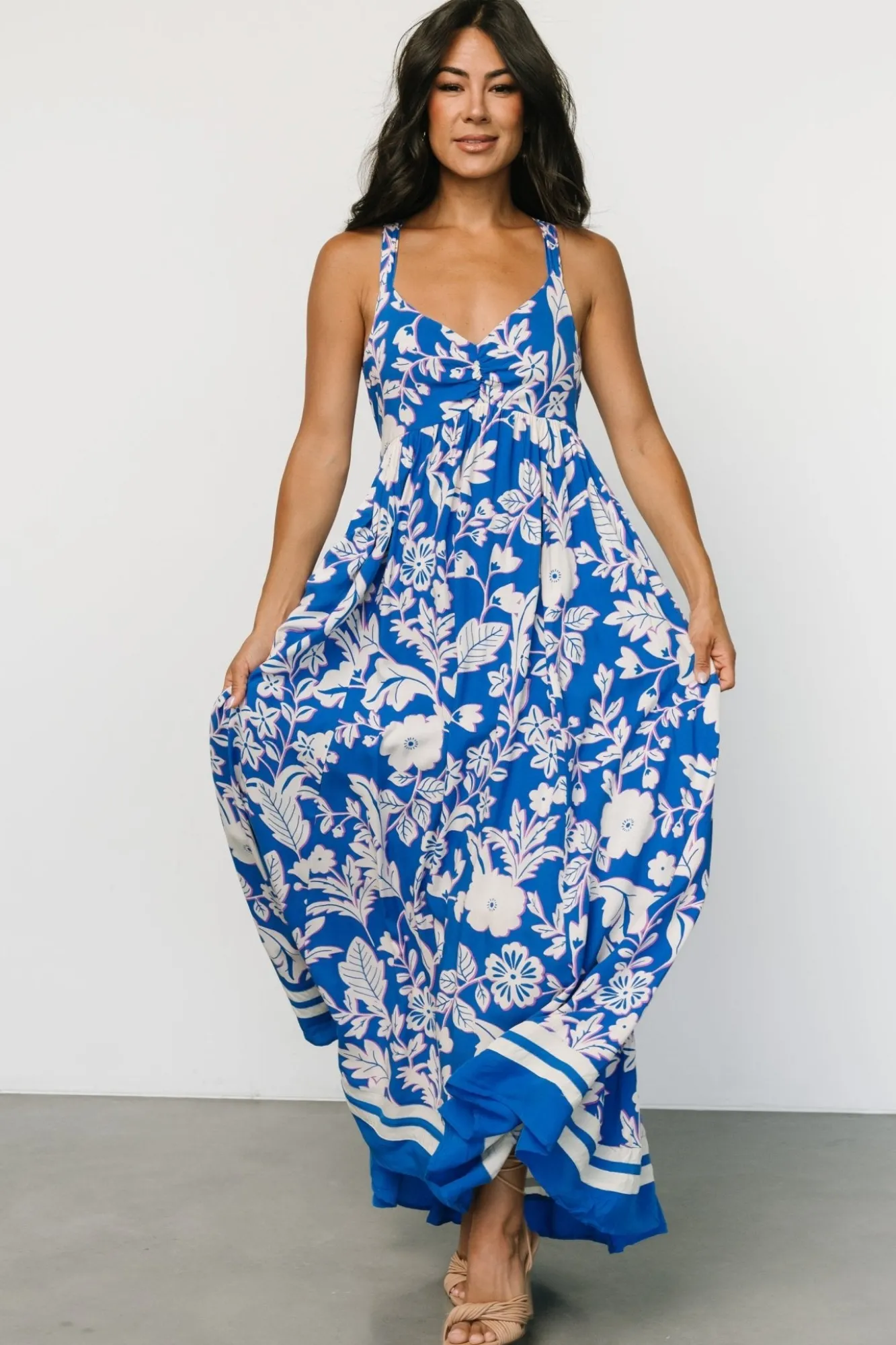 Baltic Born Atalanta Back Tie Maxi Dress | Blue Print