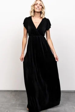 Baltic Born Athena Pleated Maxi Dress |