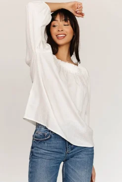 Baltic Born Aya Woven Top | Off White
