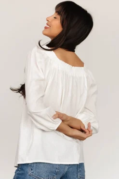 Baltic Born Aya Woven Top | Off White