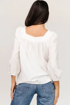 Baltic Born Aya Woven Top | Off White