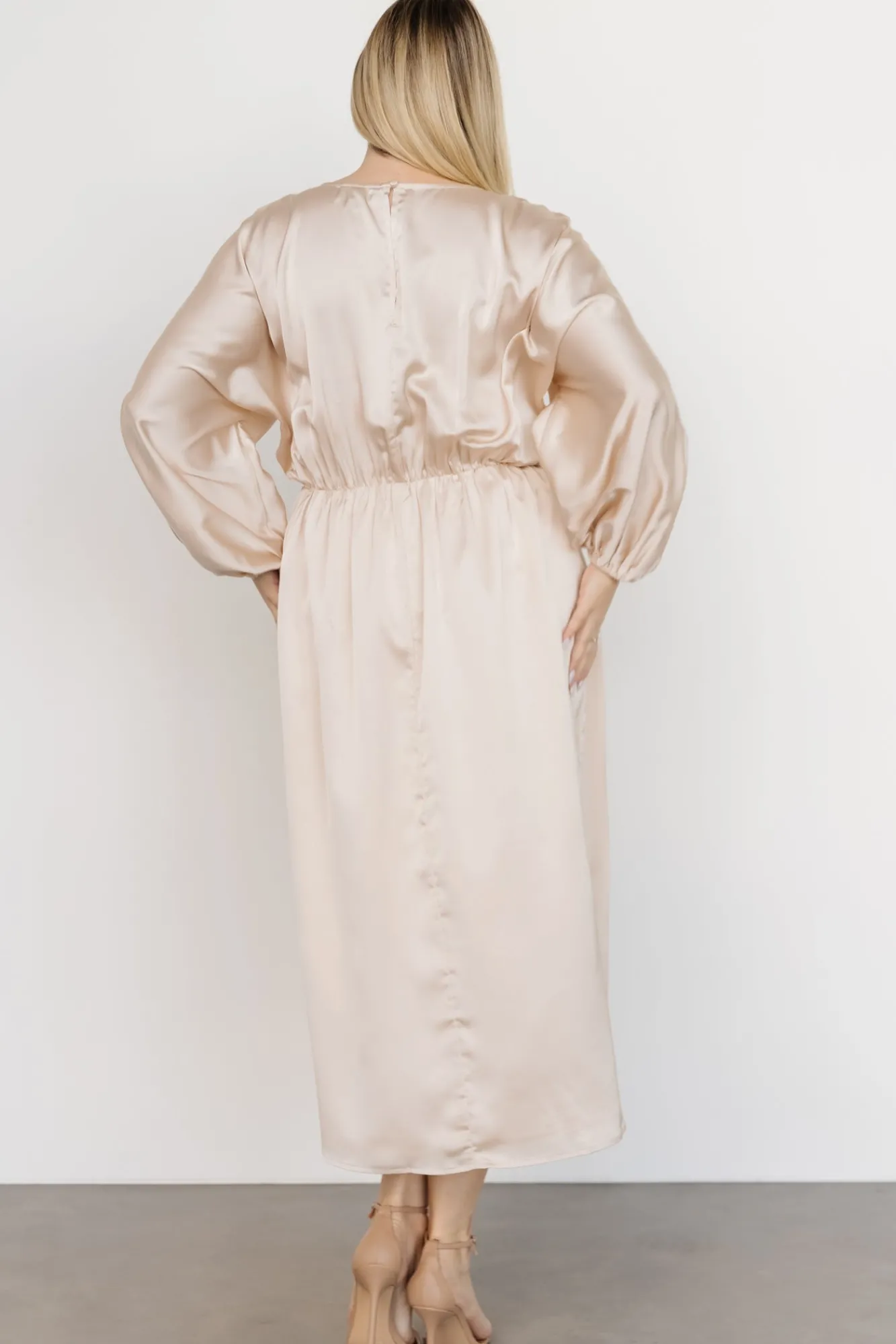 Baltic Born Balta Satin Midi Dress |