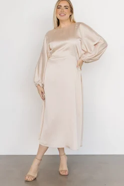 Baltic Born Balta Satin Midi Dress |