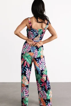 Baltic Born Barbados Tank Jumpsuit | Navy Print