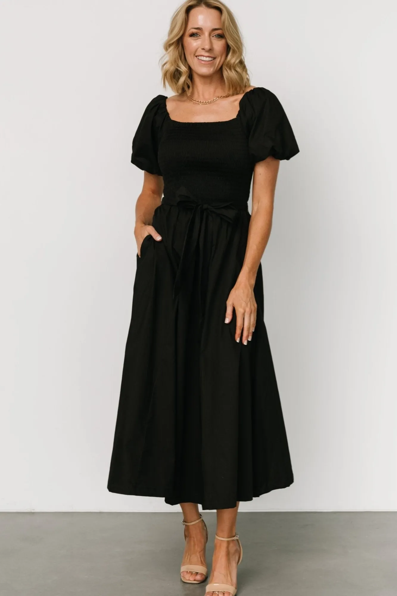 Baltic Born Bardot Midi Dress |