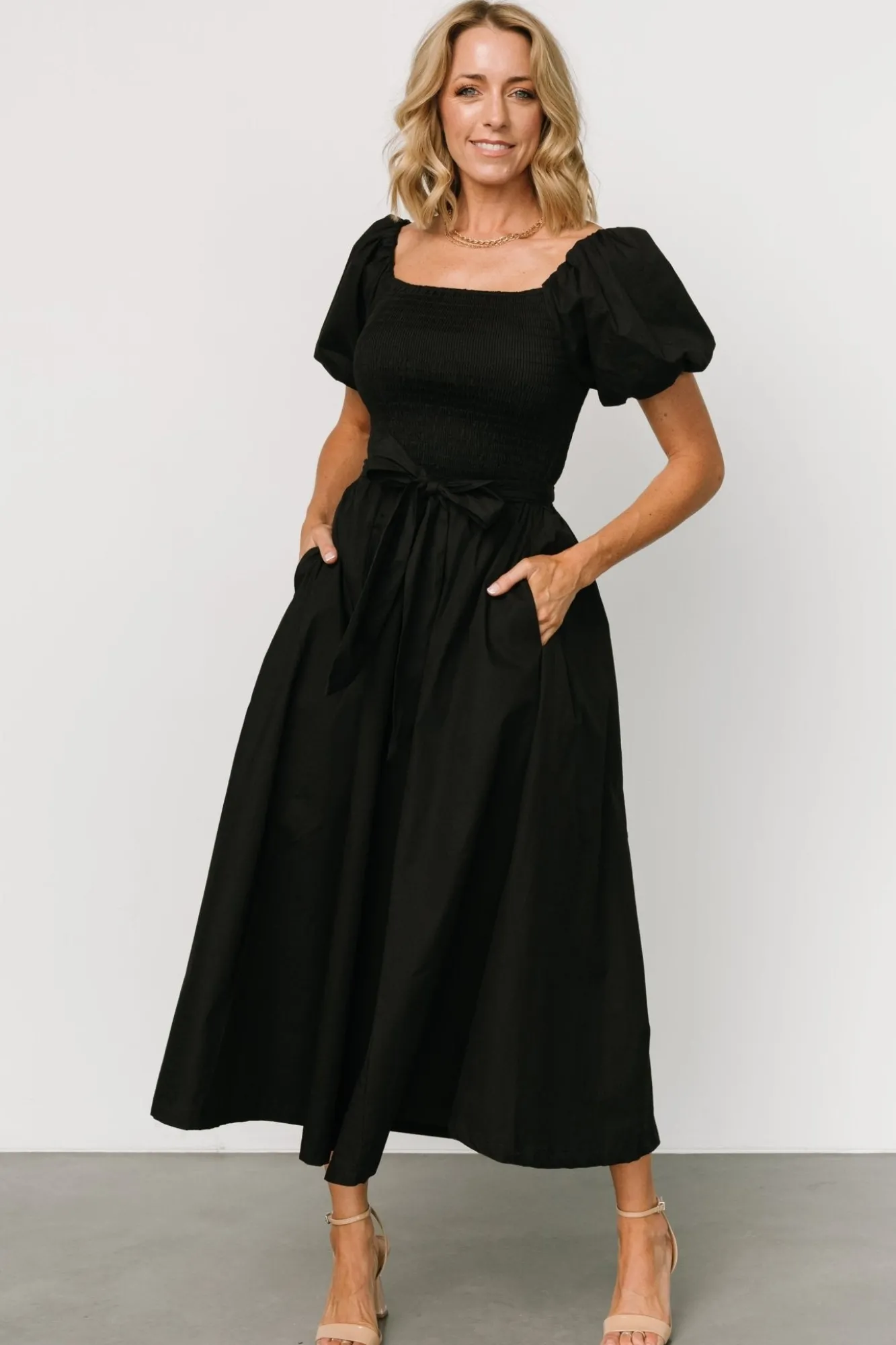Baltic Born Bardot Midi Dress |
