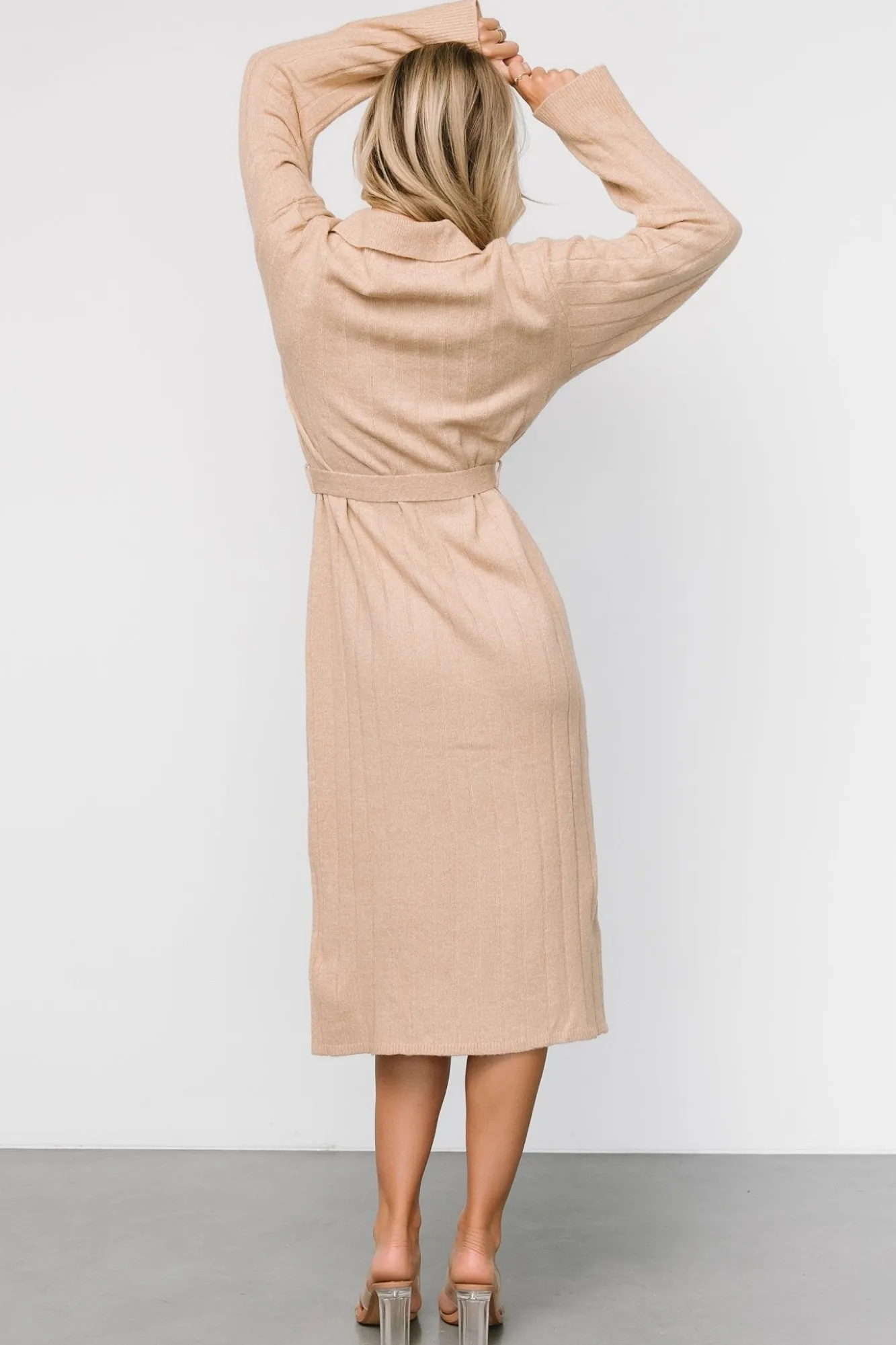 Baltic Born Barrie Sweater Dress | Light Tan