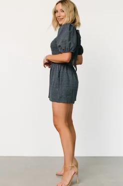Baltic Born Beaumont Romper | Dark Heather Blue