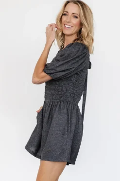 Baltic Born Beaumont Romper | Heather Black