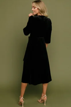 Baltic Born Beckinsale Velvet Wrap Dress |
