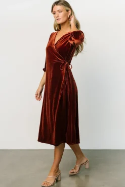 Baltic Born Beckinsale Velvet Wrap Dress |