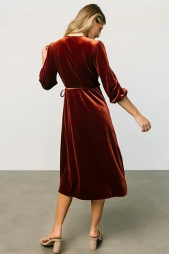 Baltic Born Beckinsale Velvet Wrap Dress |