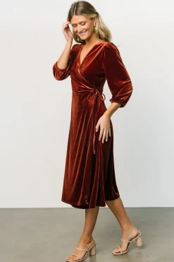 Baltic Born Beckinsale Velvet Wrap Dress |